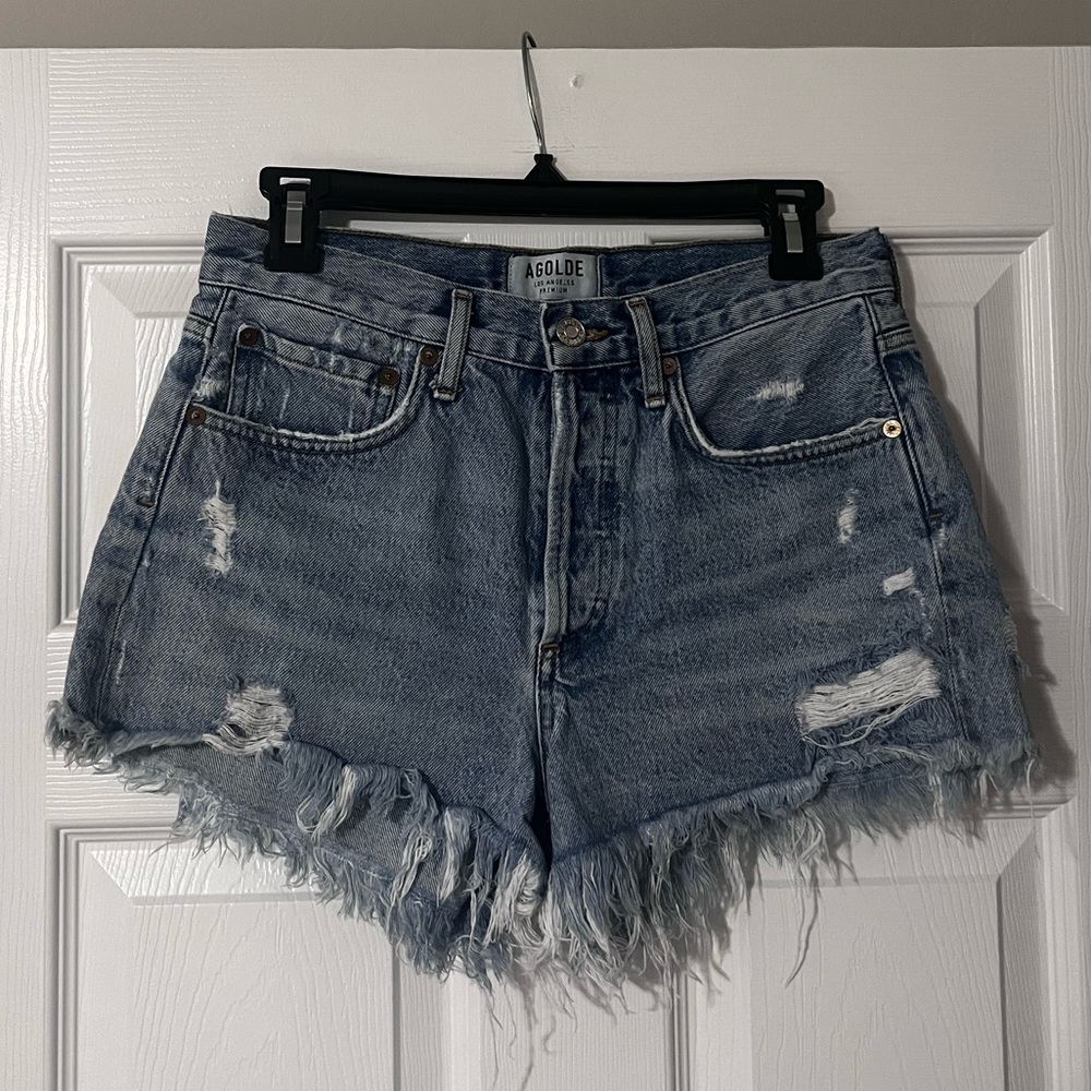 Agolde denim shorts